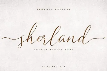 Sherland Handwritten font