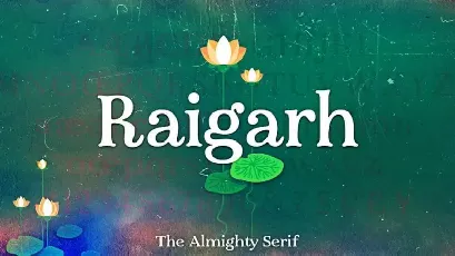 Raigarh Serif font