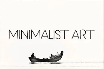 MINIMALIST ART font