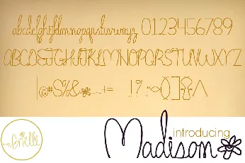 Madison font