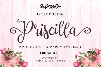 Priscilla Free font