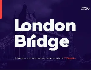 London Bridge font