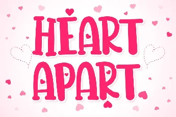 Heart Apart font