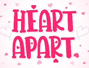 Heart Apart font