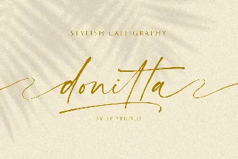 donitta - Personal Use font