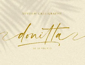 donitta - Personal Use font