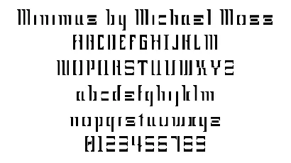 Minimus font