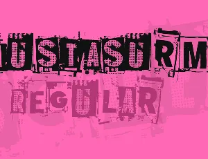 Mustasurma font