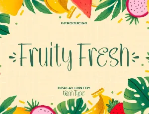 Fruity Fresh font