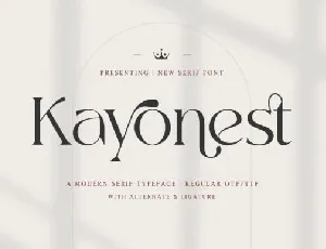 Kayonest font