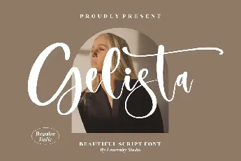 Gelista â€“ Beautiful Script font