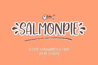 Salmonpie - Personal Use font