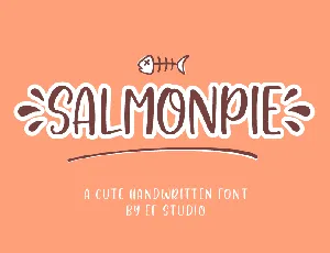 Salmonpie - Personal Use font