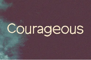 Courageous font