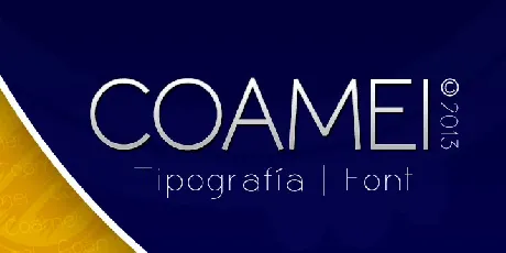 Coamei font