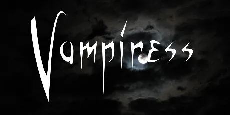 Vampiress font