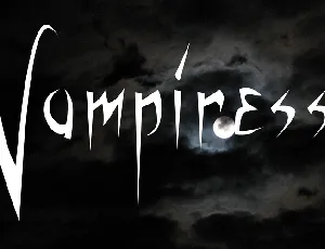 Vampiress font