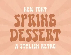 Spring Desset font