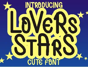 Lovers Stars font