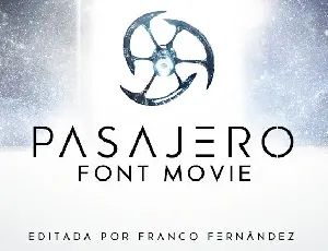 Pasajero font