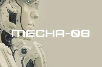 Mecha-08 font