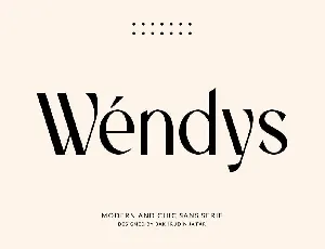 Wendys font