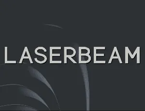 Laserbeam font