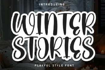 Winter Stories Display font