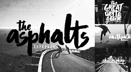 Asphalts Free font