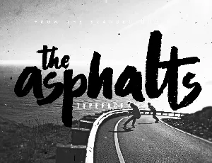 Asphalts Free font