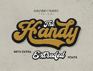 Handy Script font