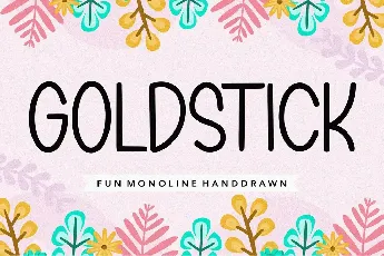 GOLDSTICK font