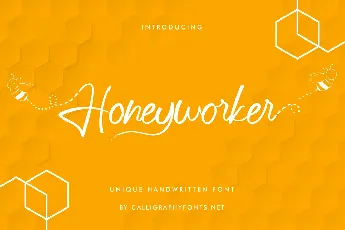 Honeyworker Demo font