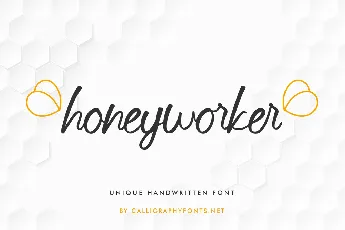 Honeyworker Demo font