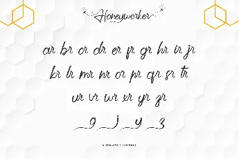 Honeyworker Demo font