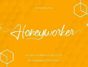 Honeyworker Demo font