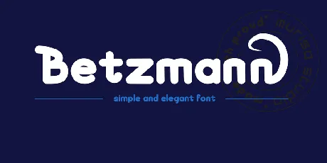 Murisa Betzmann font