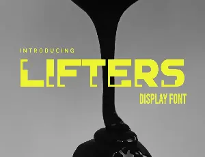 Lifters font