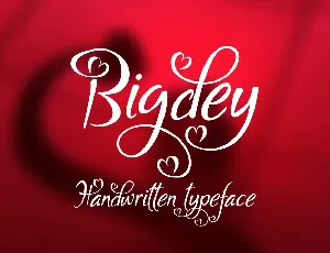 Bigdey font
