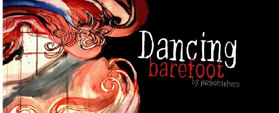 Dancing Barefoot font