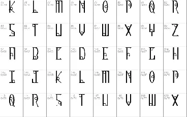 Thirteen O Clock font