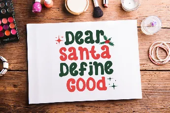 Cookies Santa font