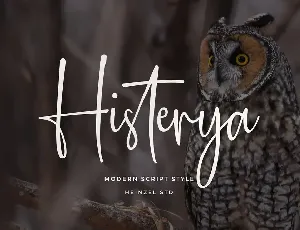 Histerya font