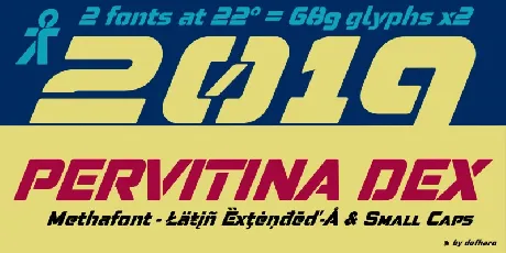 Pervitina Dex Typeface font