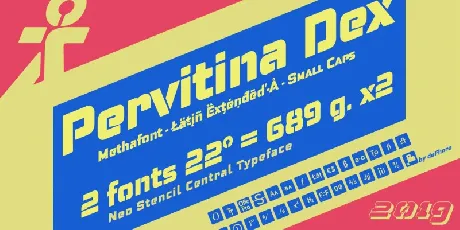 Pervitina Dex Typeface font