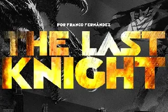 The Last Knight font