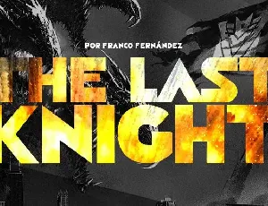 The Last Knight font