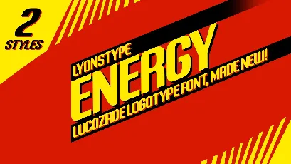 LT Energy font