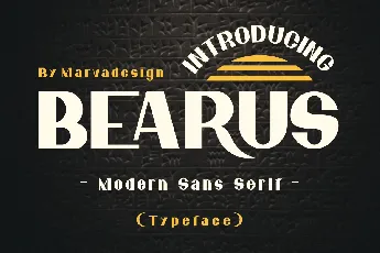 Bearus font