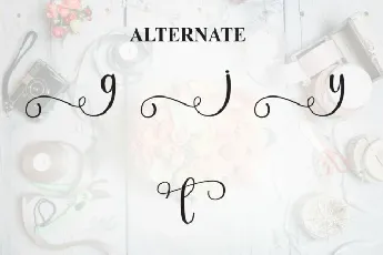 Rustic Wedding Script font